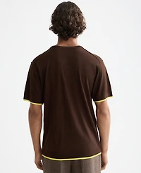 Scotch & Soda Men's Relaxed Fit Short Sleeve Textured T-Shirt