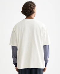 Scotch & Soda Men's Loose Fit Applique T-Shirt