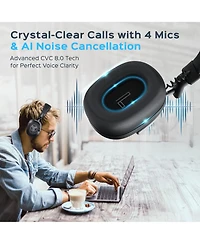 Treblab U5 Hybrid Anc Wireless Over-Ear Headphones
