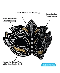 Freestanding 3D Masquerade Centerpiece Table Decorations