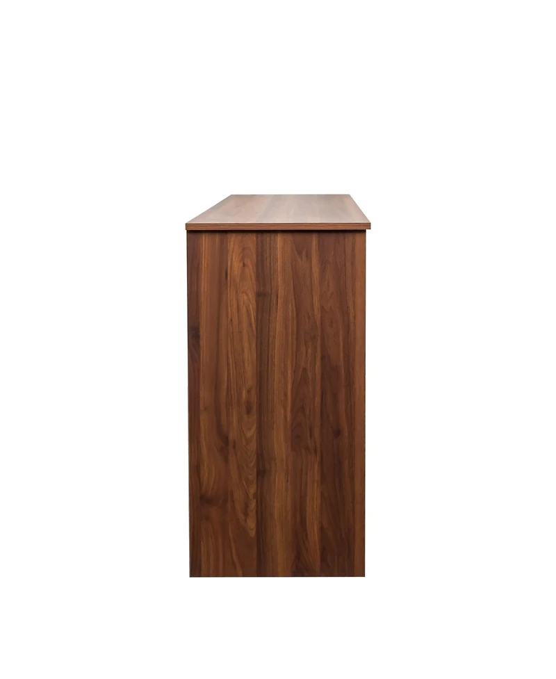 Casainc Modern Wood Buffet Cabinet with 2 Doors, 2 Drawers and Open Storage, 43.3 Inch Console
