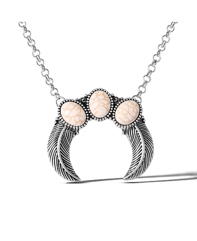 Jessica Simpson Ox Silver Western Necklace