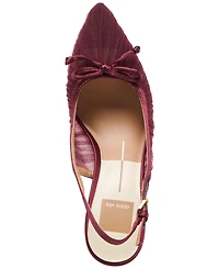 Dolce Vita Women's Yela Tule Bow Slingback Pumps