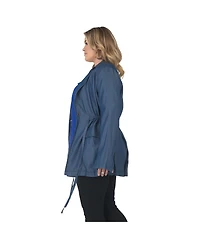Standards & Practices Plus Tencel Denim Trenchcoat