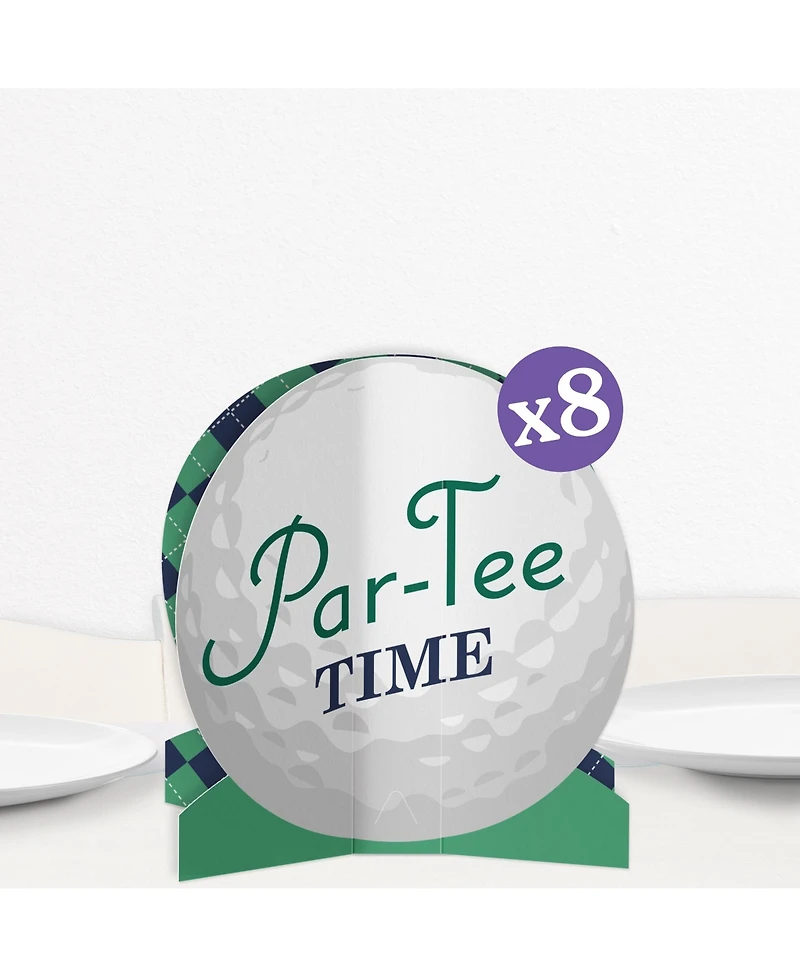 Big Dot of Happiness Freestanding 3D Golf Centerpiece Table Decorations