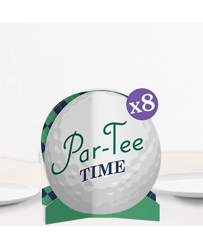Big Dot of Happiness Freestanding 3D Golf Centerpiece Table Decorations