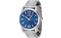 Invicta Men's 48490 Celestial Quartz 3 Hand Blue Dial Watch