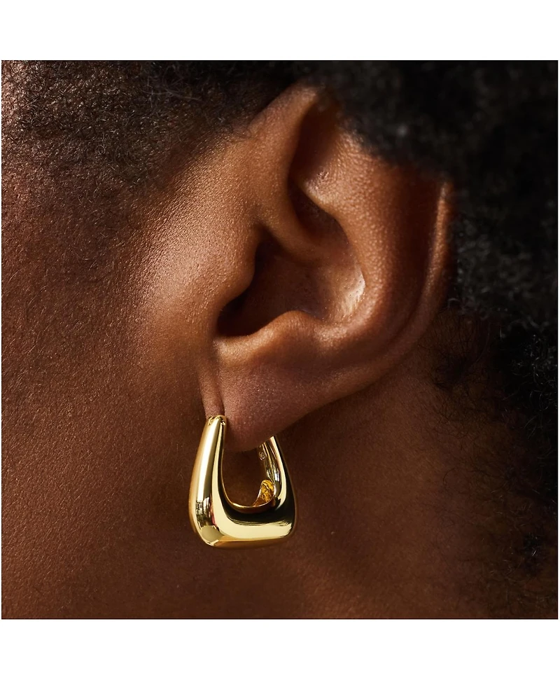 Ana Luisa Chunky Gold Hoop Earrings - Colene