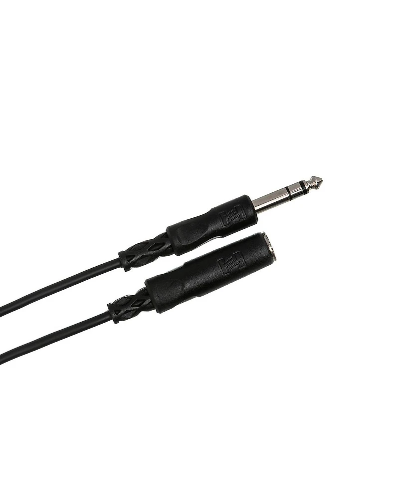 Hosa Technology 2x Stereo 1/4" Female Phone to 1/4" Male Phone Trs Headphone Extension Cable, 25'