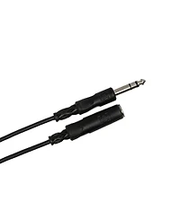Hosa Technology 2x Stereo 1/4" Female Phone to 1/4" Male Phone Trs Headphone Extension Cable, 25'