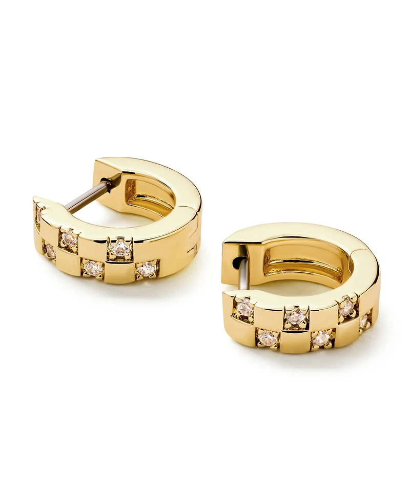 Ana Luisa Gold Huggie Earrings - Eden Mini