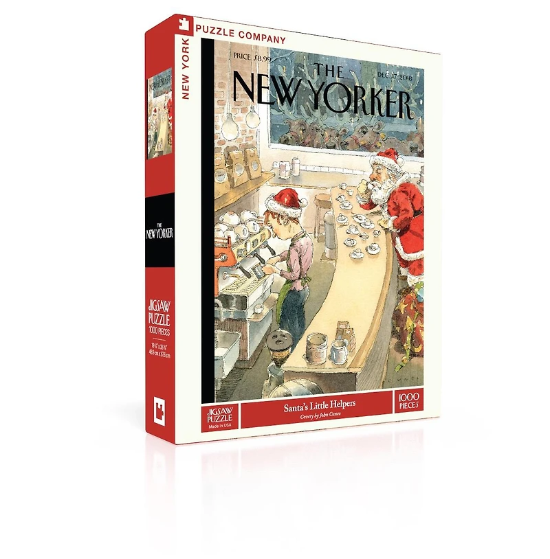 New York Puzzle Company Santa's Little Helpers 1000 Piece Puzzle