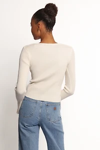 Petal and Pup Rosienna Knit Top - Cream