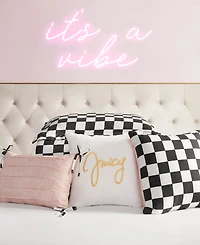 Juicy Couture Checkerboard Reversible 5-Pc. Comforter Set, Twin/Twin Xl