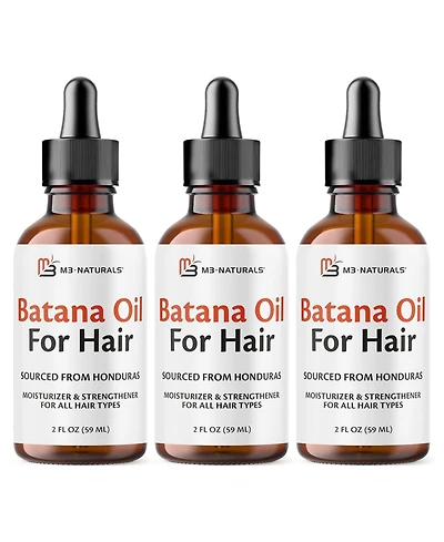 M3 Batana Oil for Hair Growth, 3-Pack