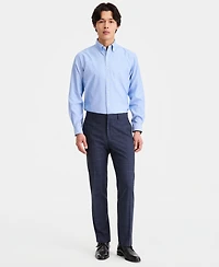 Kenneth Cole Reaction Men's Windowpane Slim-Fit Techni-Cole Suit Separate Pants