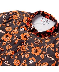 Reyn Spooner Men's Black Oklahoma State Cowboys Performance Polo Shirt