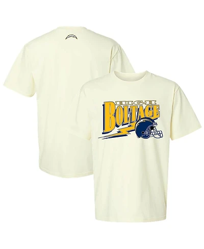 The Wild Collective Men's and Women's Los Angeles Chargers Super Scoop Neck T-Shirt
