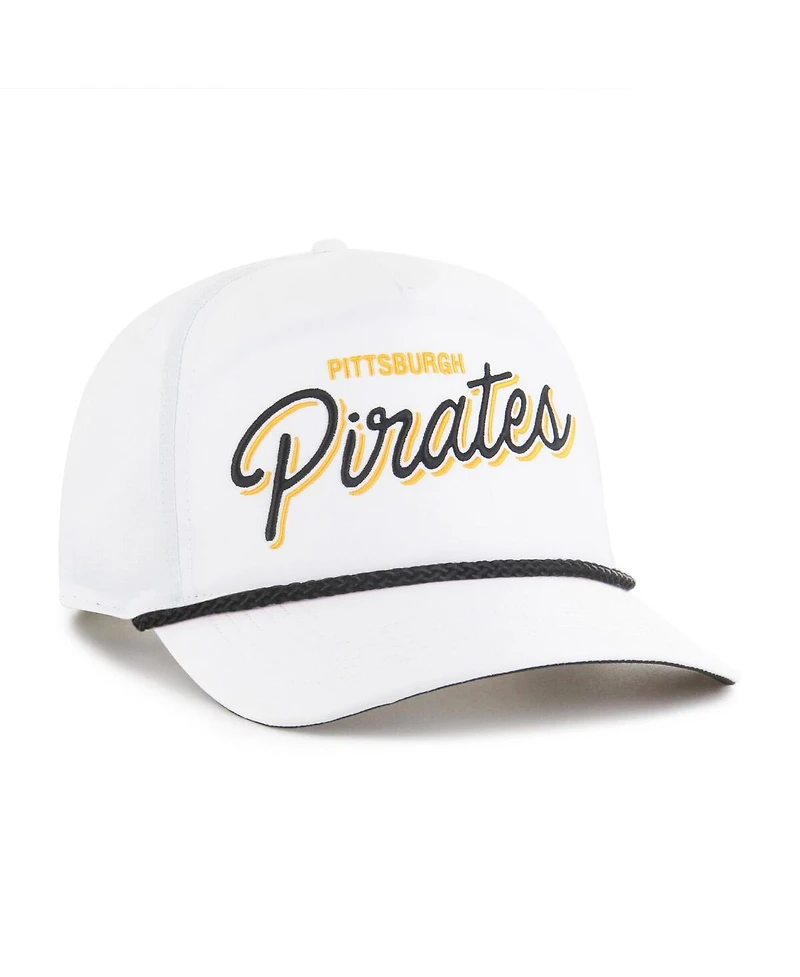 '47 Brand Men's White Pittsburgh Pirates Brrr Fairway Hitch Adjustable Hat