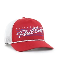 '47 Brand Men's Red Philadelphia Phillies Brrr Downburst Mesh Hitch Adjustable Hat
