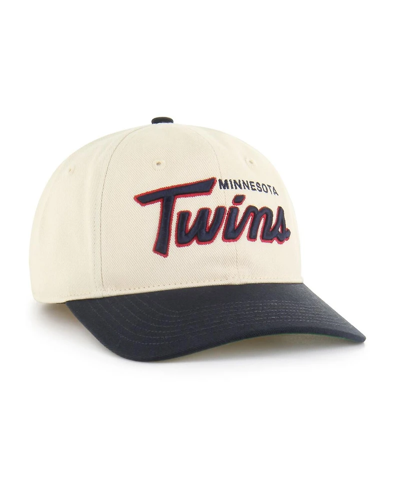 '47 Brand Men's Natural Minnesota Twins Crosstown Franchise Fitted Hat