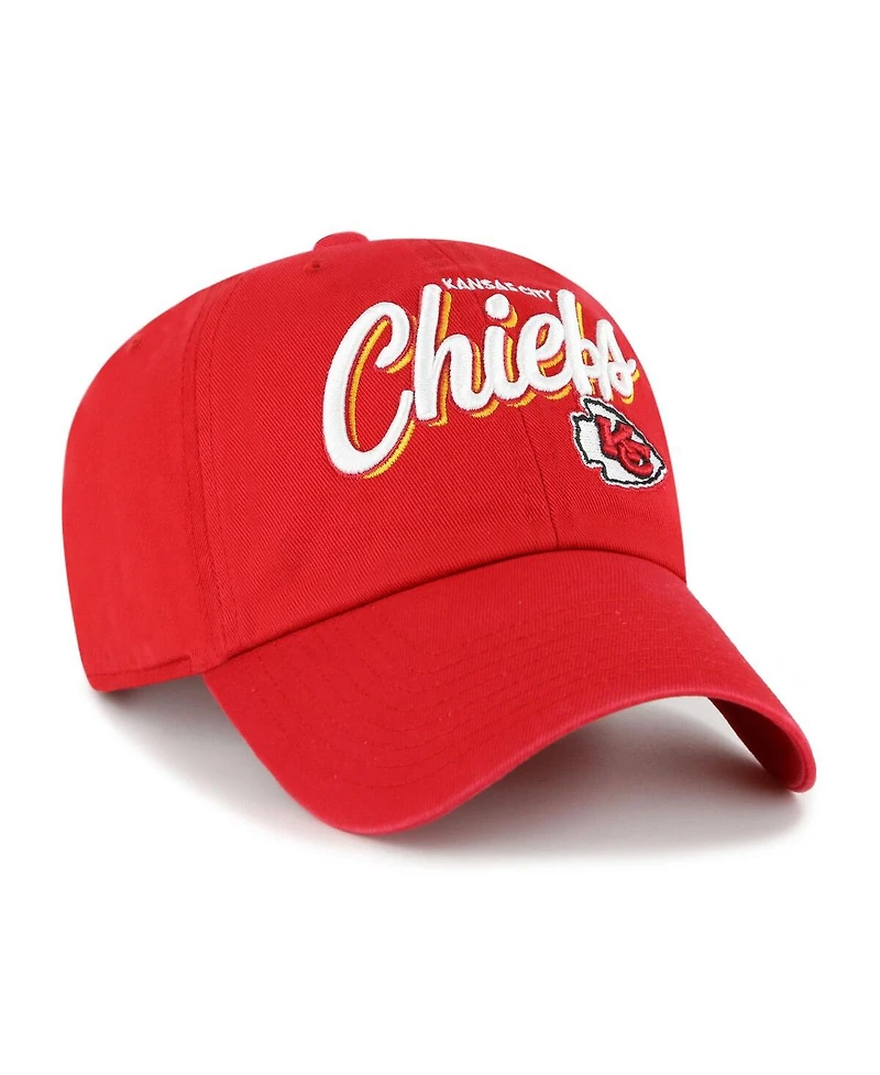 '47 Brand Women's Red Kansas City Chiefs Ariana Clean Up Adjustable Hat