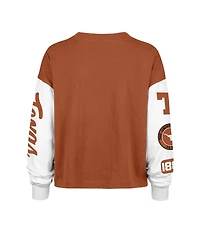 47 Brand Women's Texas Orange Longhorns Sydney Long Sleeve T-Shirt