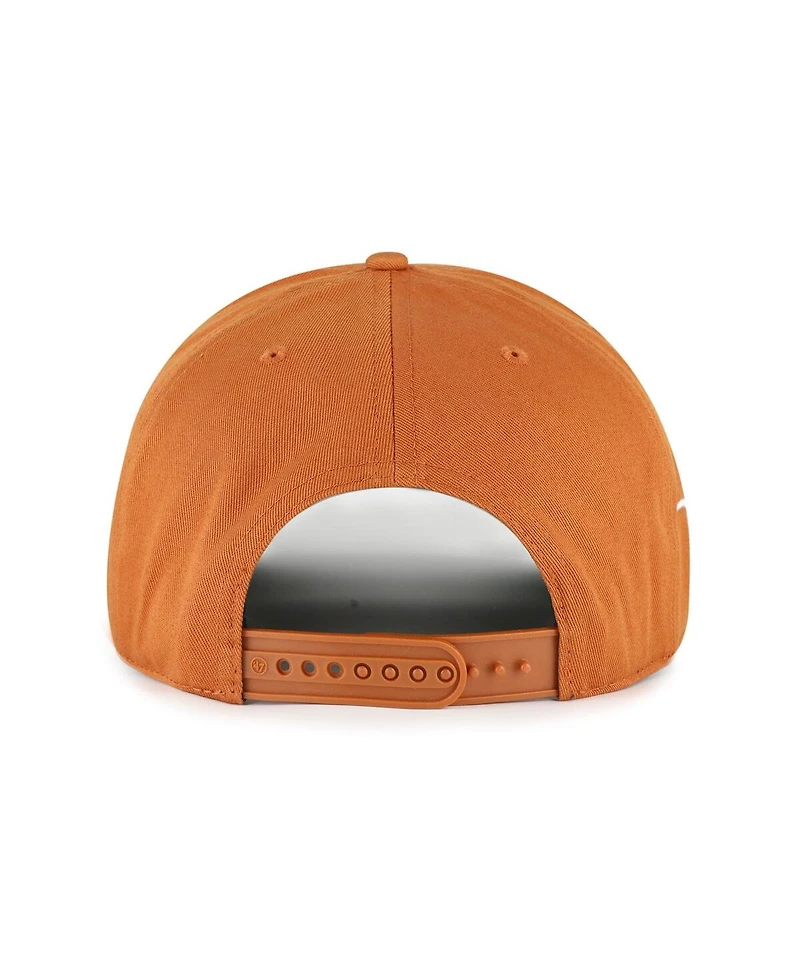 '47 Brand Big Boys and Girls Texas Orange Texas Longhorns Byline Hitch Adjustable Hat