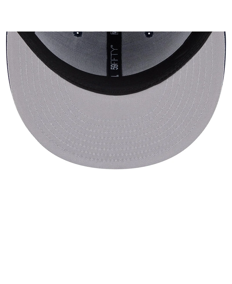 New Era Men's Navy Minnesota Timberwolves Deceptor 59FIFTY Fitted Hat
