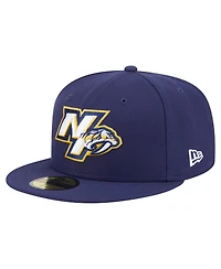 New Era Men's Navy Nashville Predators Deceptor 59FIFTY Fitted Hat