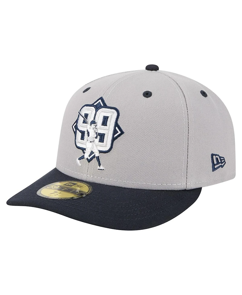 New Era Men's Aaron Judge Gray York Yankees 59FIFTY Fitted Hat