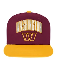 Outerstuff Big Boys and Girls Burgundy Washington Commanders Essentials Adjustable Hat