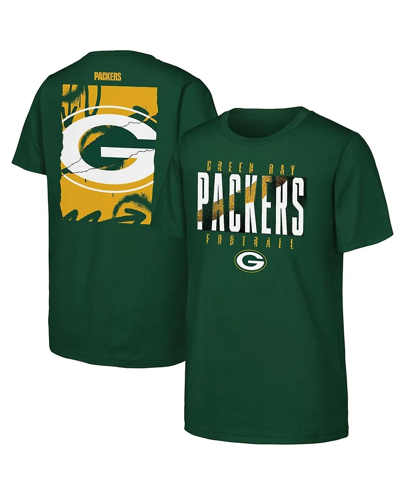 Outerstuff Big Boys and Girls Green Bay Packers Posterize T-Shirt