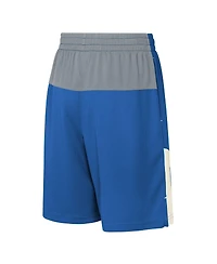 Outerstuff Big Boys and Girls Blue Detroit Lions Fandemonium Mesh Shorts