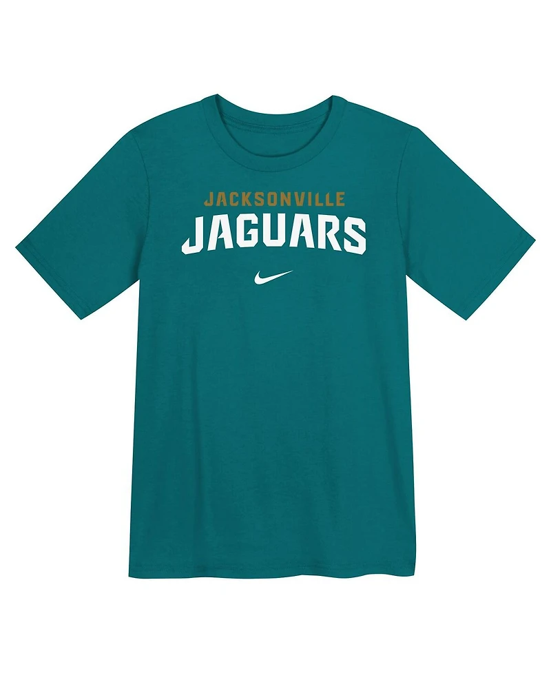 Nike Preschool Teal Jacksonville Jaguars Wordmark T-Shirt