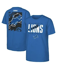 Outerstuff Big Boys and Girls Blue Detroit Lions Posterize T-Shirt