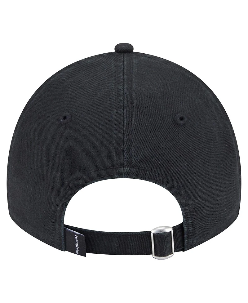 New Era Men's Black Detroit Red Wings Deceptor 9TWENTY Adjustable Hat