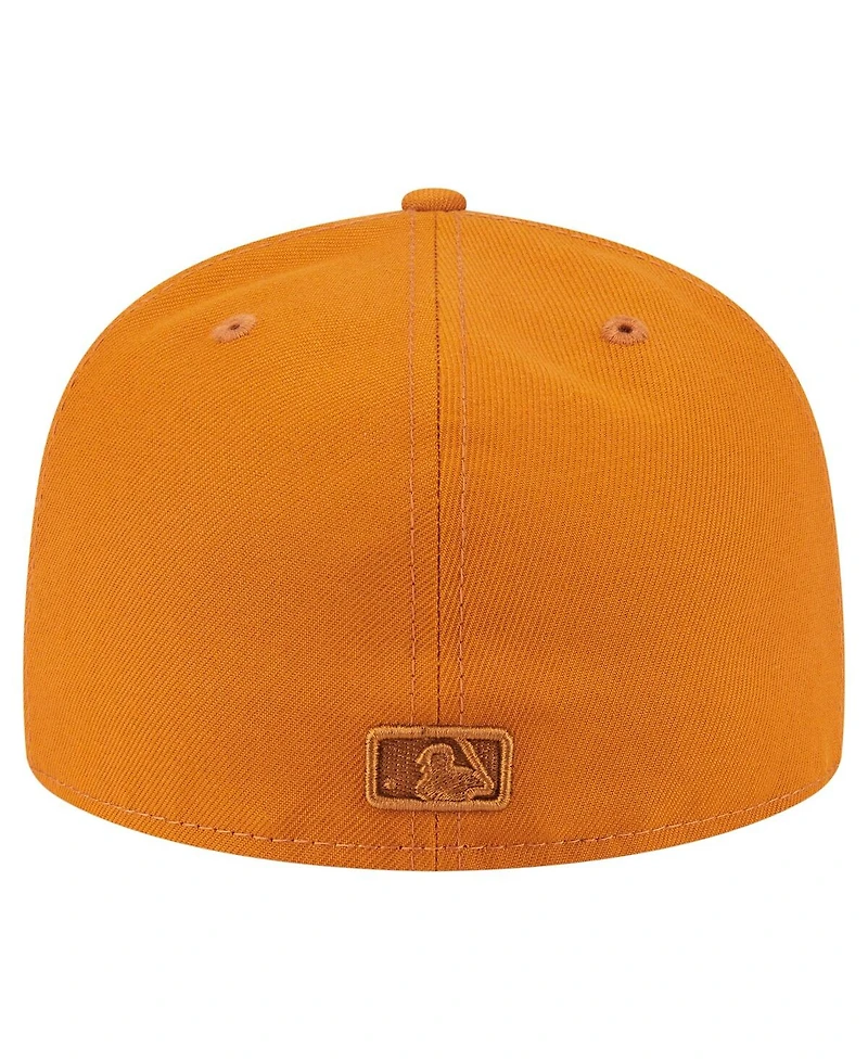 New Era Men's Orange Detroit Tigers Color Pack A-Frame 59FIFTY Fitted Hat