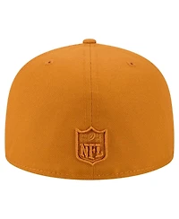 New Era Men's Brown Green Bay Packers Color Pack A-Frame 59FIFTY Fitted Hat