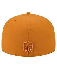 New Era Men's Brown Minnesota Vikings Color Pack A-Frame 59FIFTY Fitted Hat