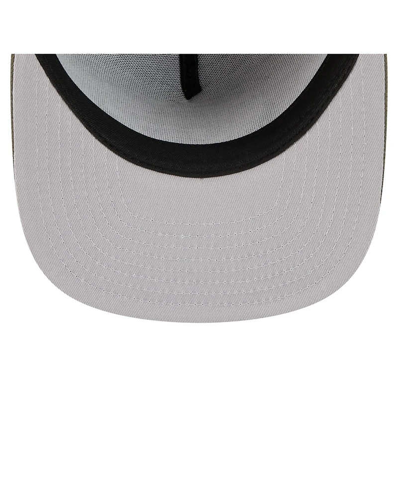 New Era Men's Olive San Francisco 49ers Color Pack A-Frame 59FIFTY Fitted Hat
