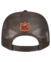 New Era Men's Brown Cleveland Browns Team Collection 9SEVENTY Stretch snap Adjustable Hat
