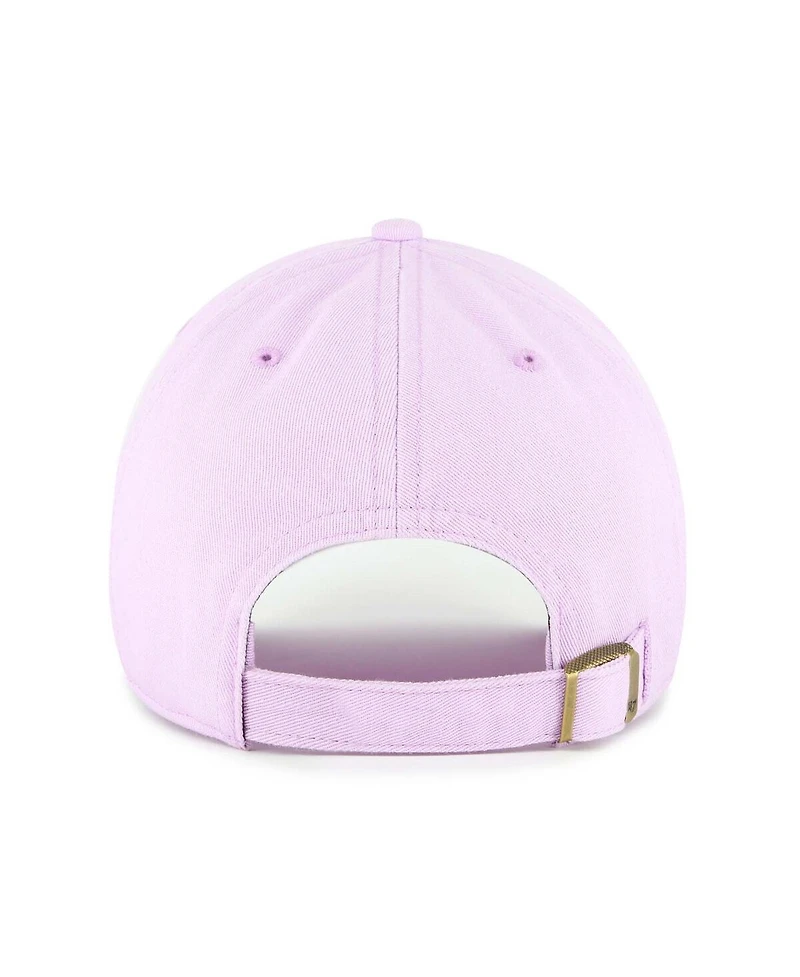 '47 Brand Men's Light Purple Kansas State Wildcats Vault Clean Up Adjustable Hat