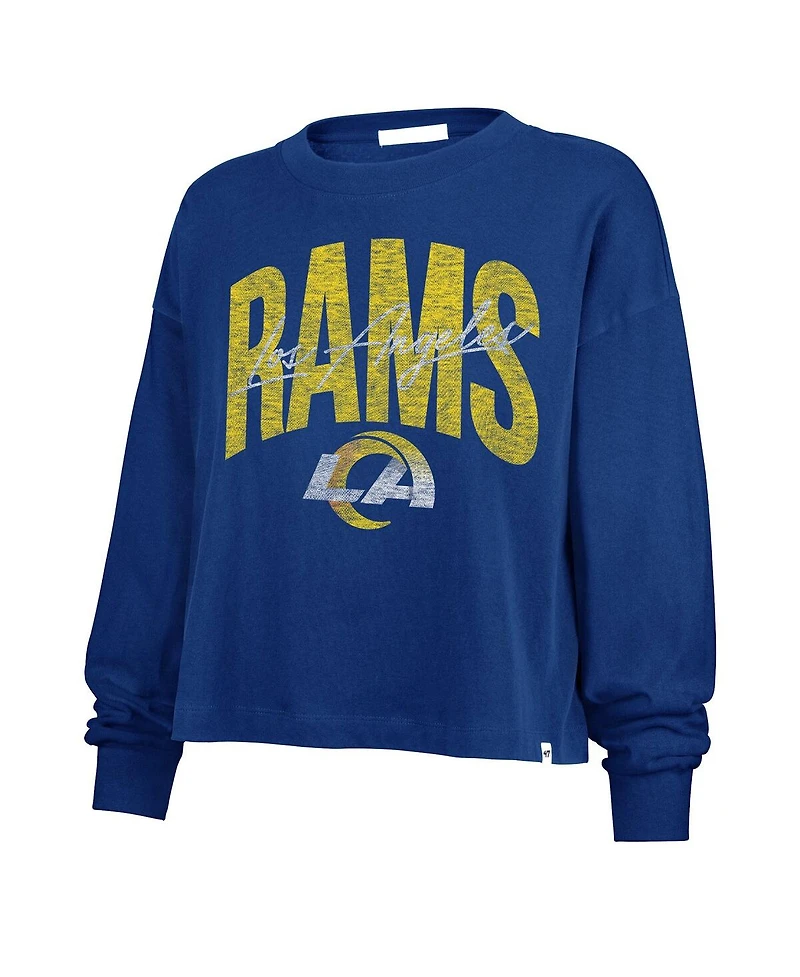 '47 Brand Women's Royal Los Angeles Rams Muse Sydney Long Sleeve T-Shirt