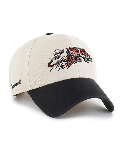 '47 Brand Men's Cream/Black Cincinnati Bengals Fairfield Mvp Throwback Adjustable Hat