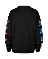 '47 Brand Women's Black Atlanta Falcons Go Big Oversized Pullover Sweatshirt