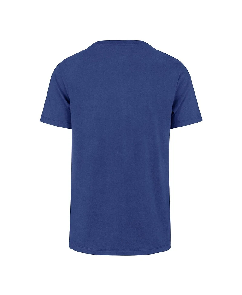 '47 Brand Men's Royal New England Patriots Stripe Splash Franklin Throwback T-Shirt