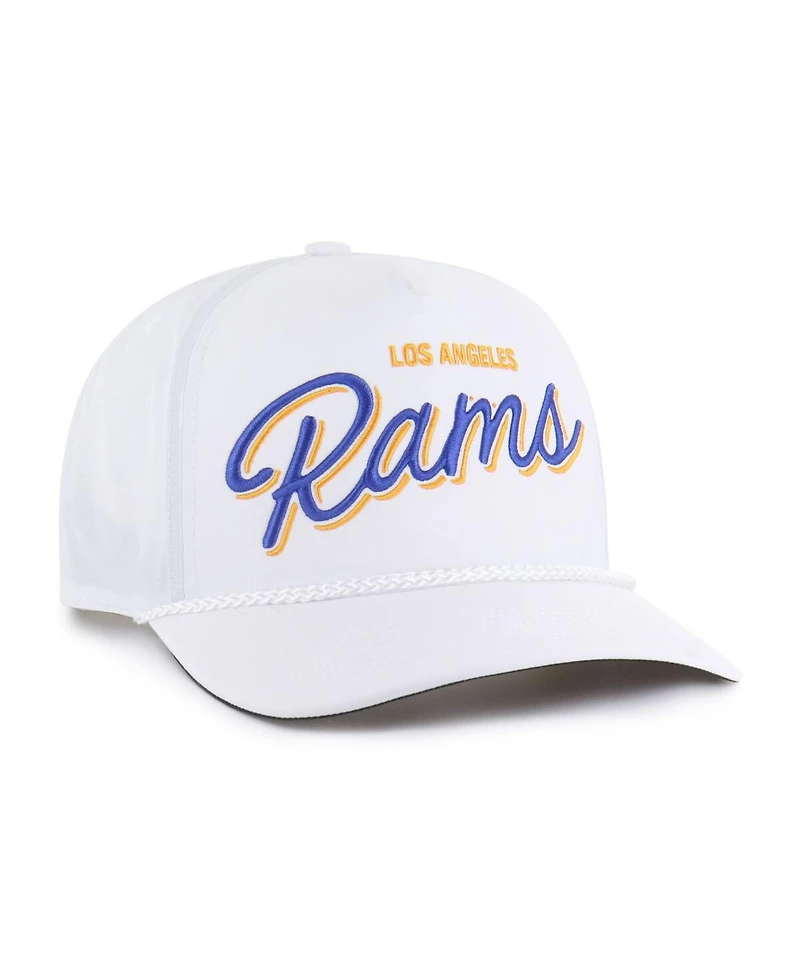 47 Brand Men's White Los Angeles Rams Brrr Fairway Hitch Adjustable Hat