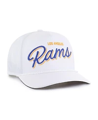 47 Brand Men's White Los Angeles Rams Brrr Fairway Hitch Adjustable Hat