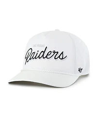 47 Brand Men's White Las Vegas Raiders Brrr Fairway Hitch Adjustable Hat